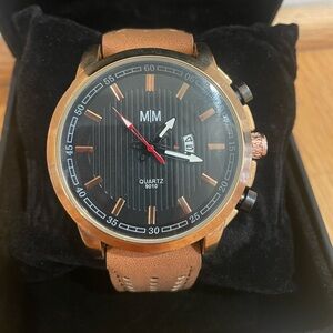 Mad Man leather watch